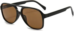 Retro 70s aviator sunglasses polarized sunglasses for Women Men classic large frame oversized sunglasses