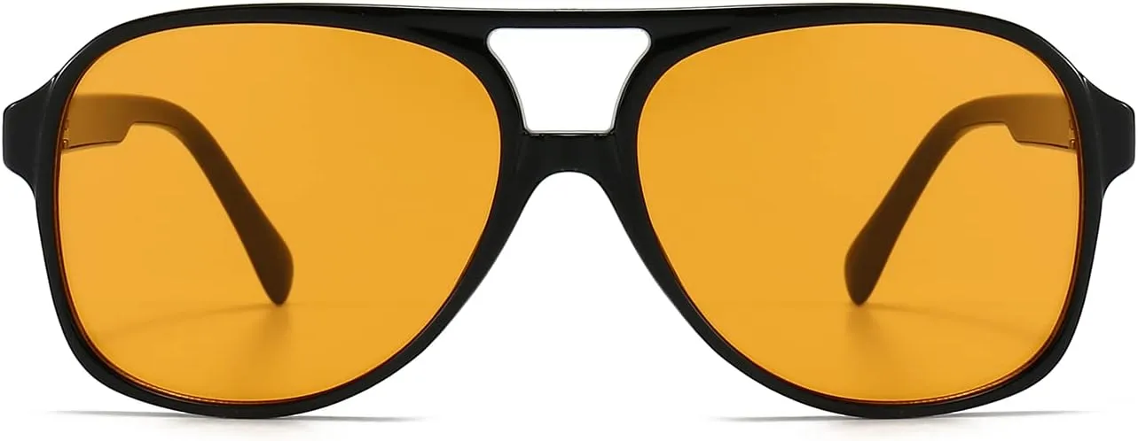 Retro 70s aviator sunglasses polarized sunglasses for Women Men classic large frame oversized sunglasses