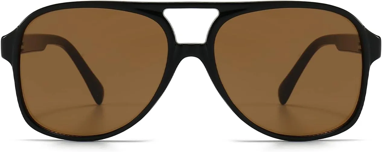 Retro 70s aviator sunglasses polarized sunglasses for Women Men classic large frame oversized sunglasses