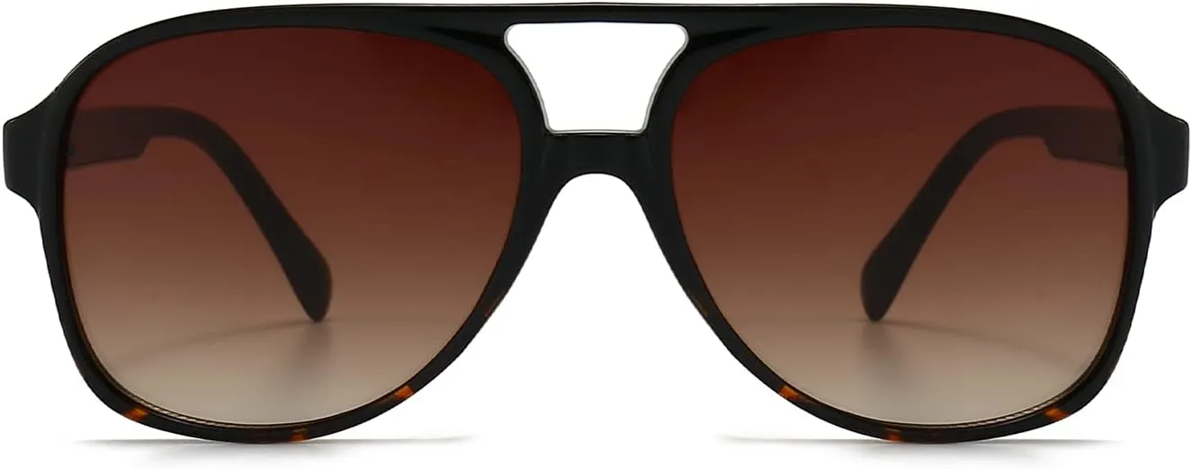 Retro 70s aviator sunglasses polarized sunglasses for Women Men classic large frame oversized sunglasses
