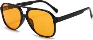 Retro 70s aviator sunglasses polarized sunglasses for Women Men classic large frame oversized sunglasses
