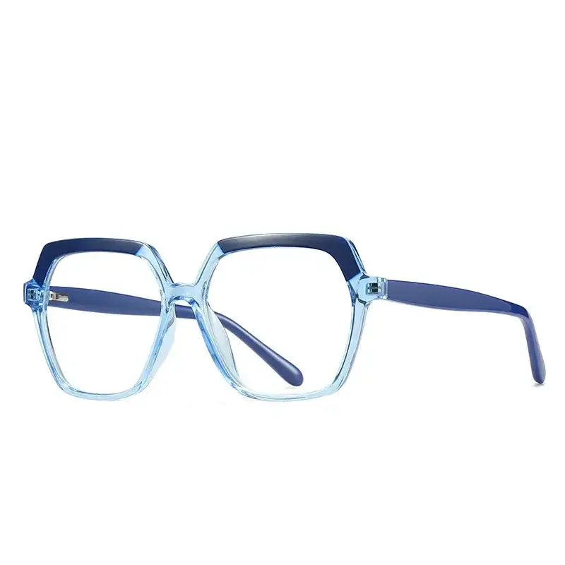 Retro 70S Oversized Polygon Glasses
