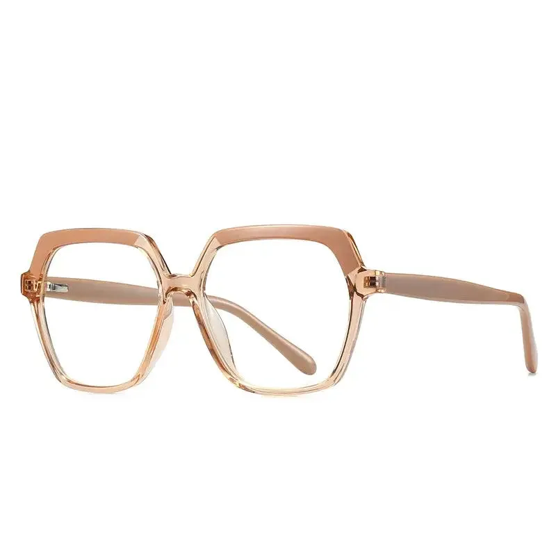 Retro 70S Oversized Polygon Glasses