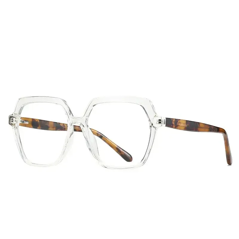 Retro 70S Oversized Polygon Glasses