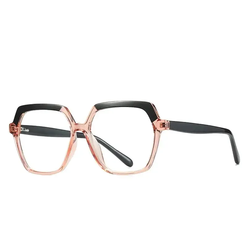 Retro 70S Oversized Polygon Glasses