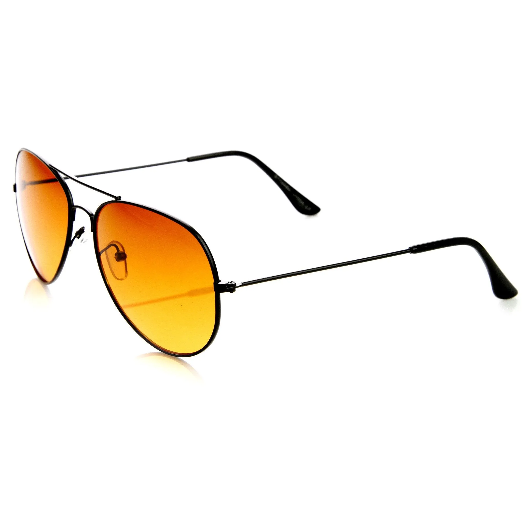 Retro Blue Blocking Roadster Style Lens Metal Aviator Sunglasses 8839