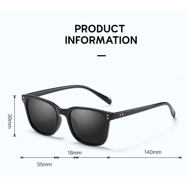 Retro Classic Polarized Sunglasses for Men Women