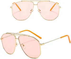 Retro Metal Frame Sunglasses For Women Men Vintage Shades UV400