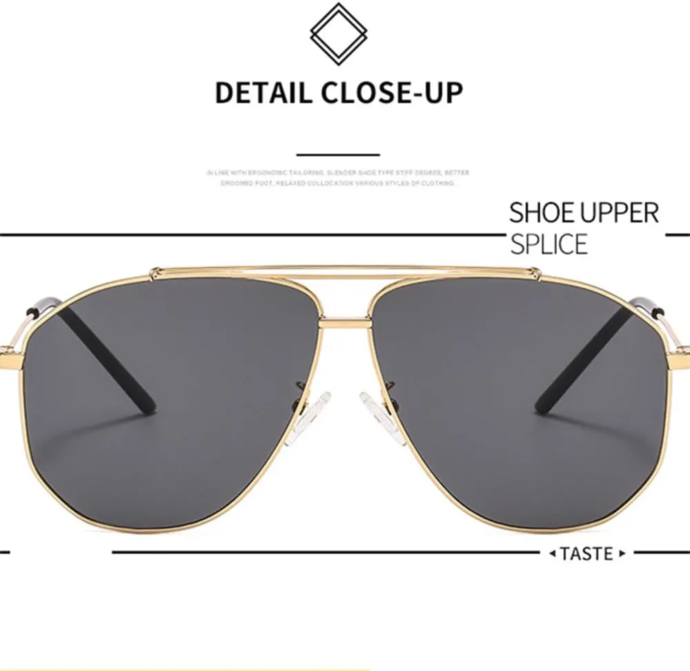 Retro Metal Frame Sunglasses For Women Men Vintage Shades UV400
