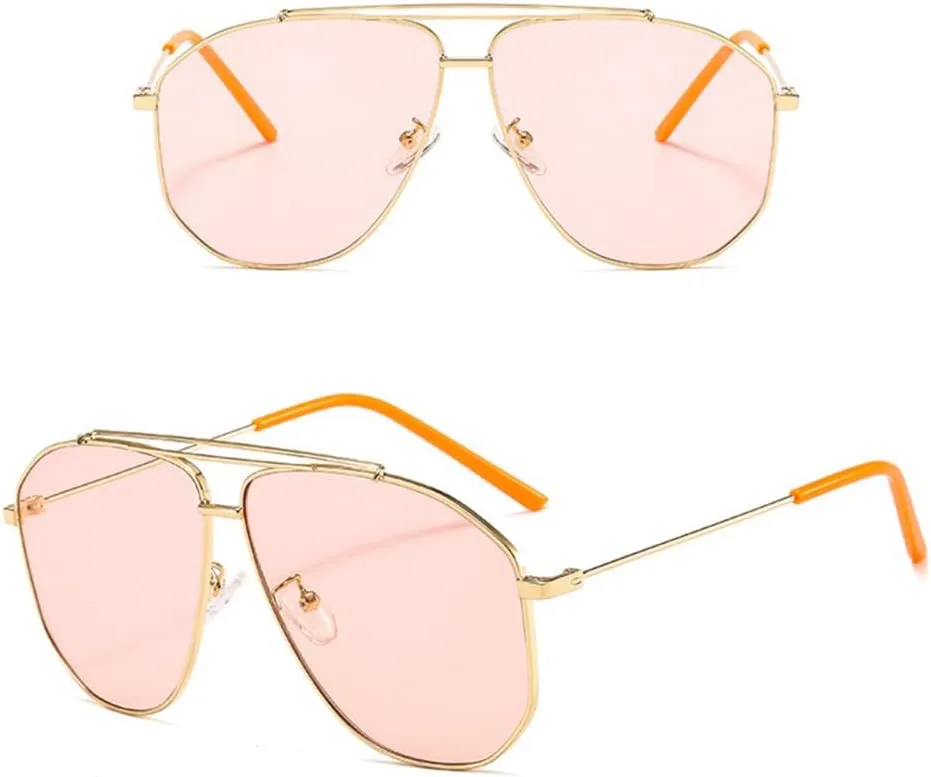 Retro Metal Frame Sunglasses For Women Men Vintage Shades UV400