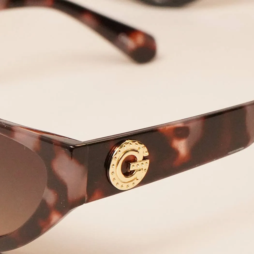 Retro Narrow Cat Eye Sunglasses