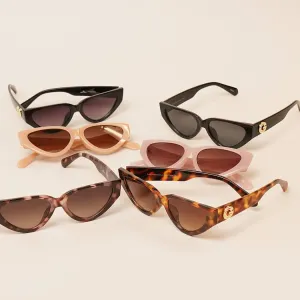 Retro Narrow Cat Eye Sunglasses
