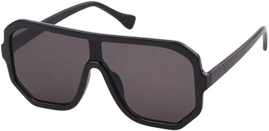 Retro Oversized Sunglasses Women Men Vintage Green Big Frame Sun Glasses Shades