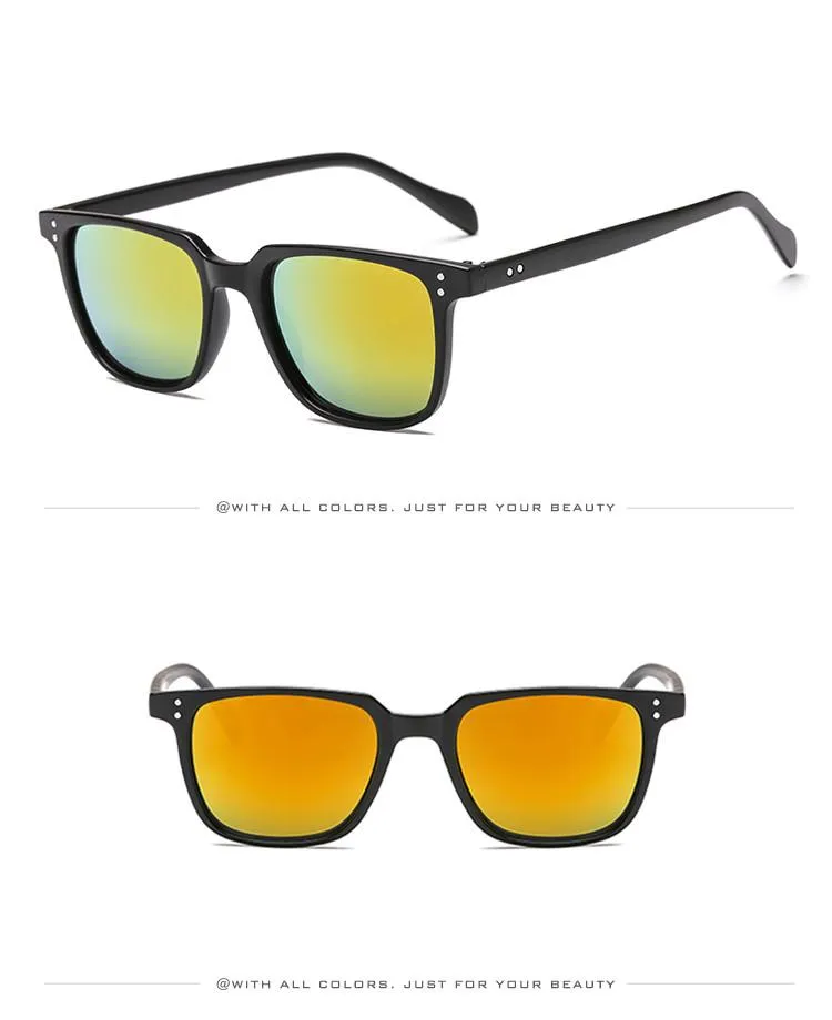 Retro Square Polarized Sunglasses