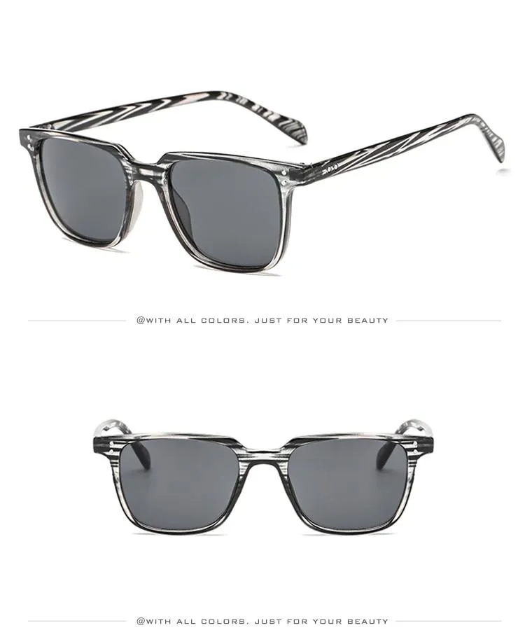 Retro Square Polarized Sunglasses