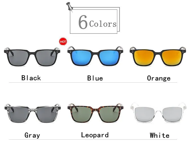 Retro Square Polarized Sunglasses