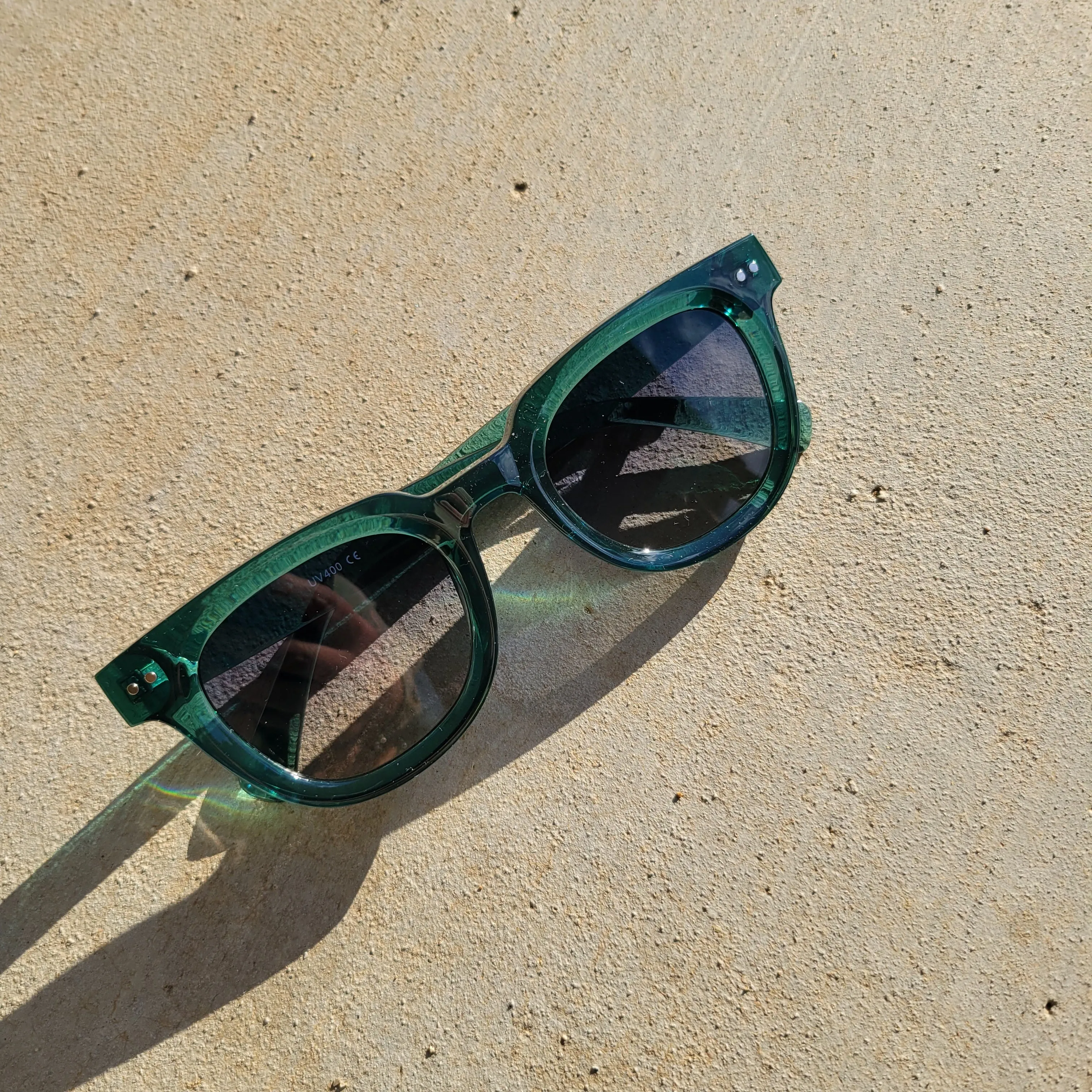 Retro Style Square Shape Assorted Color Sunglasses