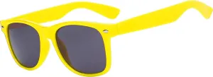 Retro Style Sunglasses 80's Classic Vintage Unisex Nerd Colored Frame OWL 