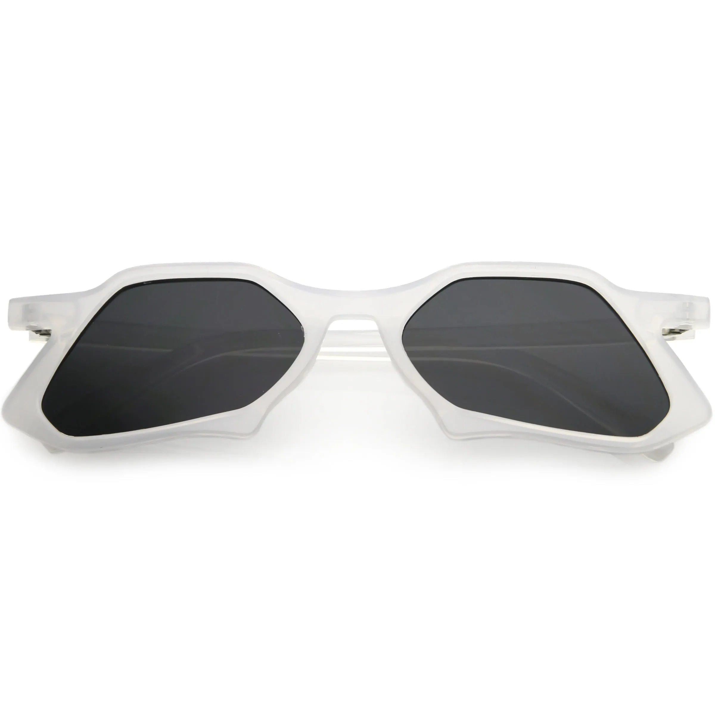 Retro Unique Groovy Geometric High Temple Sunglasses C949