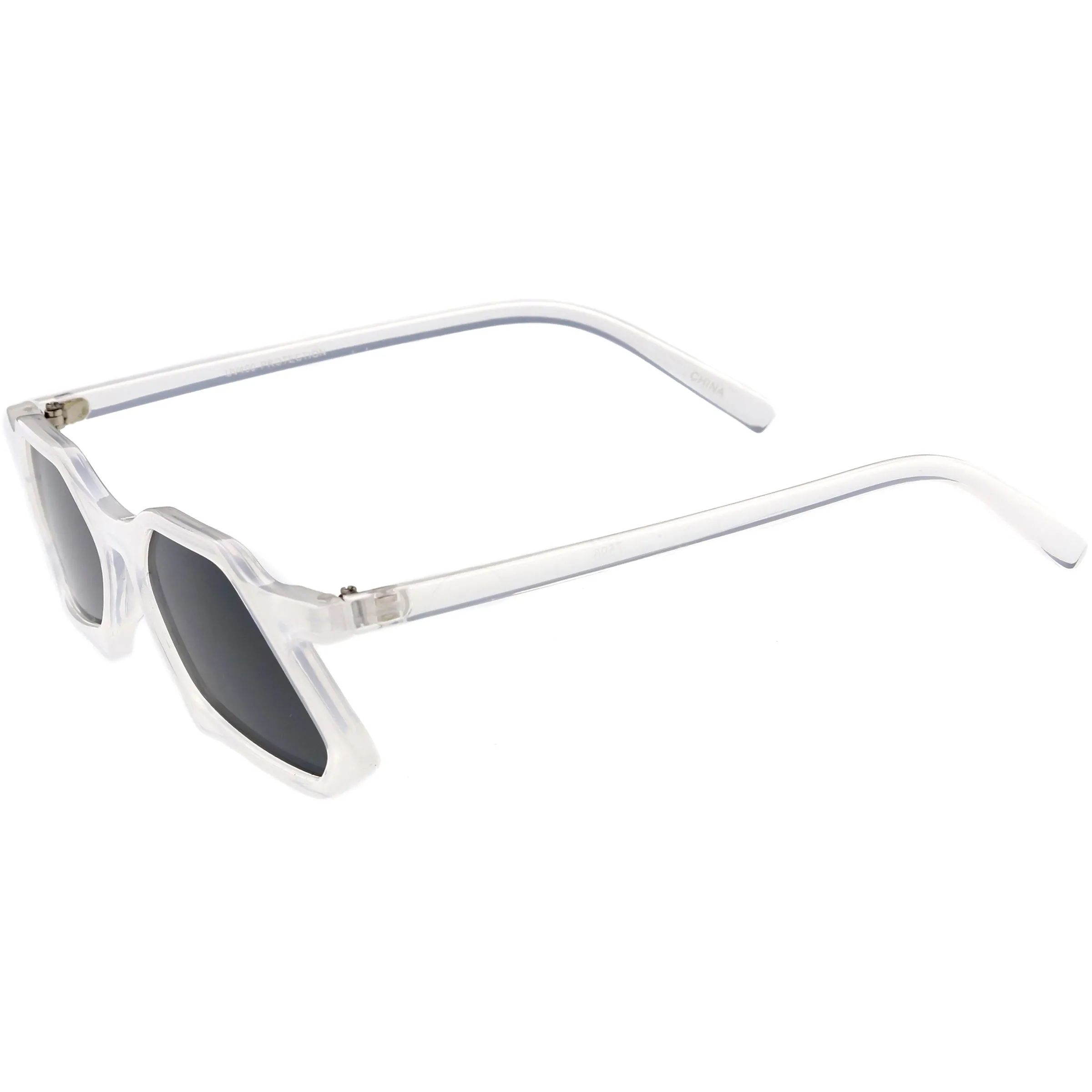 Retro Unique Groovy Geometric High Temple Sunglasses C949