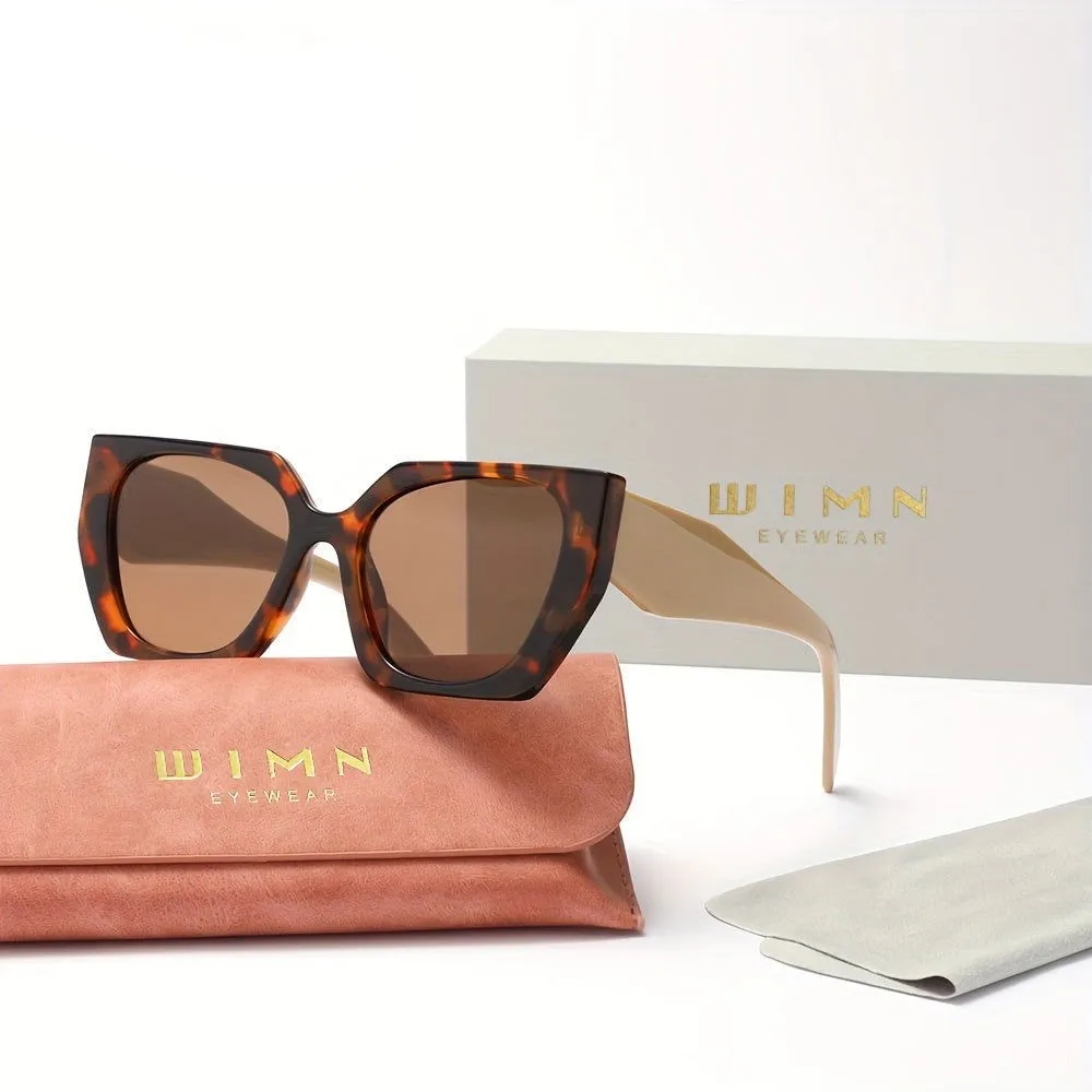 Retro Y2K Vibrant Colors Polarized Cat Eye Sunglasses