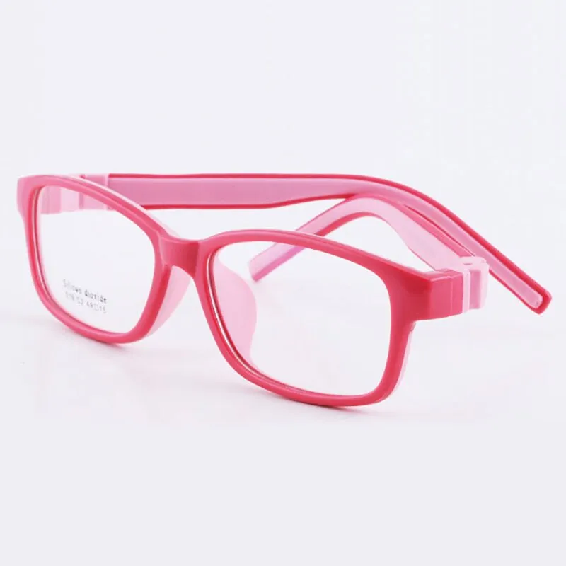 Reven Jate Full Rim Rectangular Tr 90 Silicone Eyeglasses 519