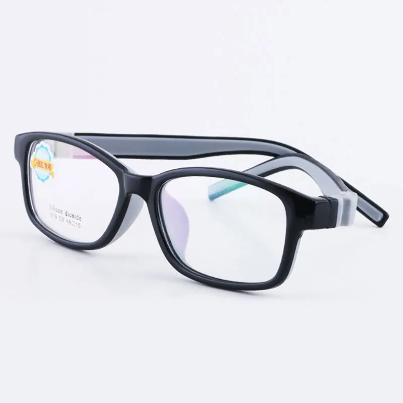 Reven Jate Full Rim Rectangular Tr 90 Silicone Eyeglasses 519