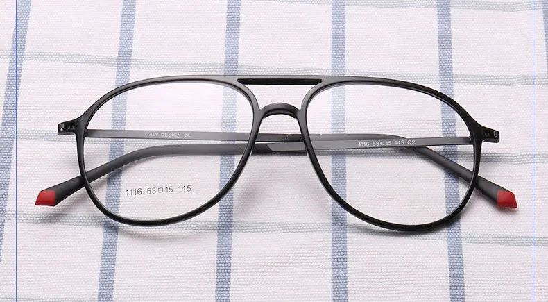 Reven Jate Unisex Full Rim Oval Acetate Eyeglasses 1116
