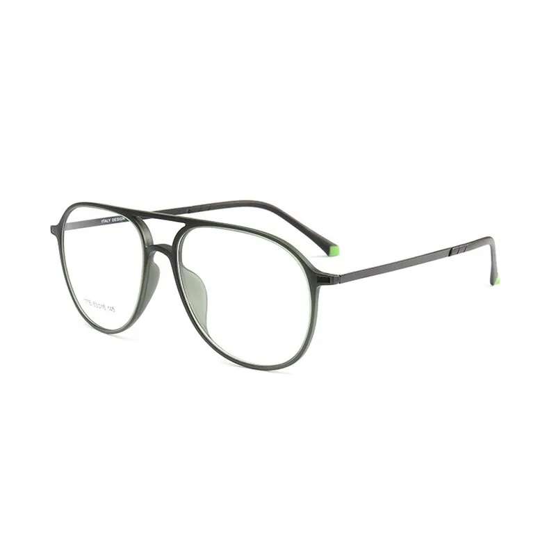 Reven Jate Unisex Full Rim Oval Acetate Eyeglasses 1116