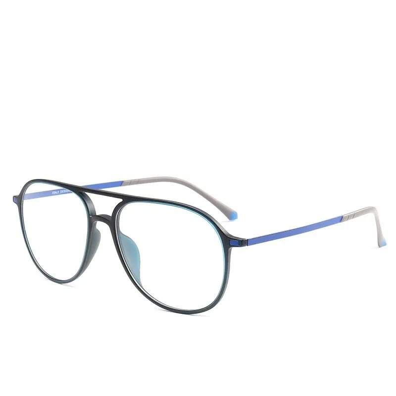 Reven Jate Unisex Full Rim Oval Acetate Eyeglasses 1116
