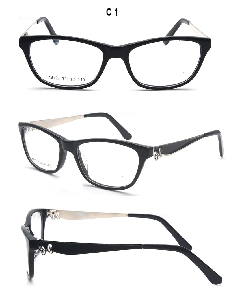 Reven Jate Unisex Full Rim Rectangle Acetate Eyeglasses K9121