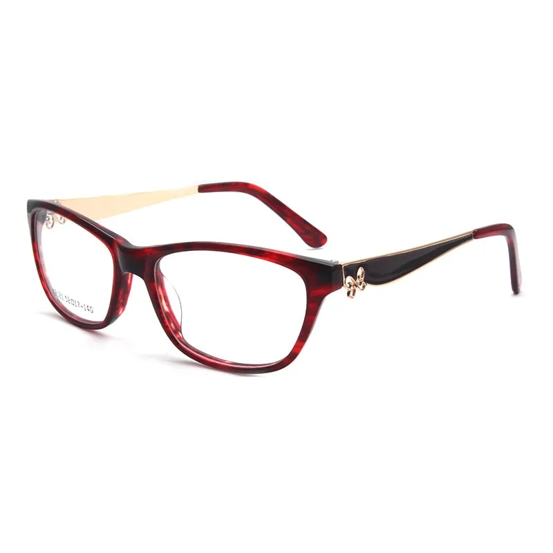Reven Jate Unisex Full Rim Rectangle Acetate Eyeglasses K9121