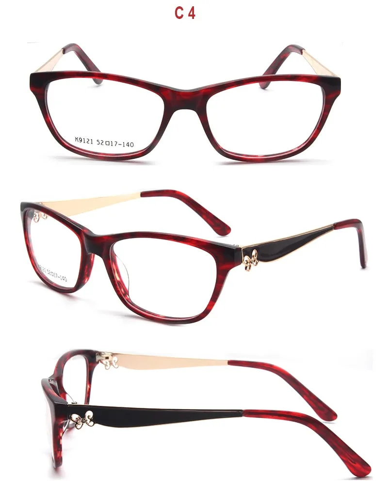 Reven Jate Unisex Full Rim Rectangle Acetate Eyeglasses K9121