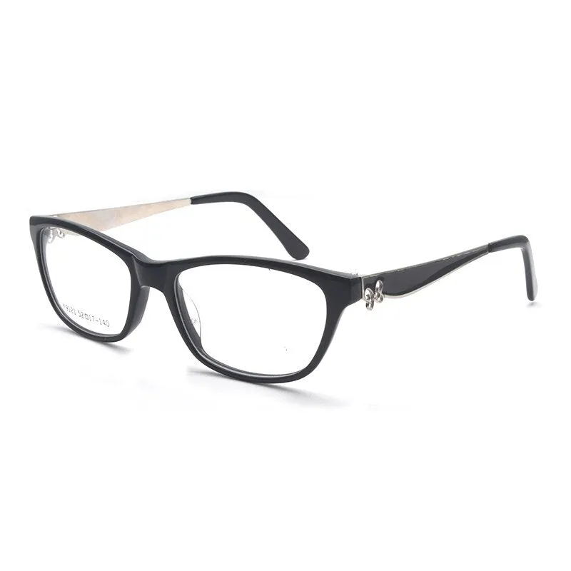Reven Jate Unisex Full Rim Rectangle Acetate Eyeglasses K9121