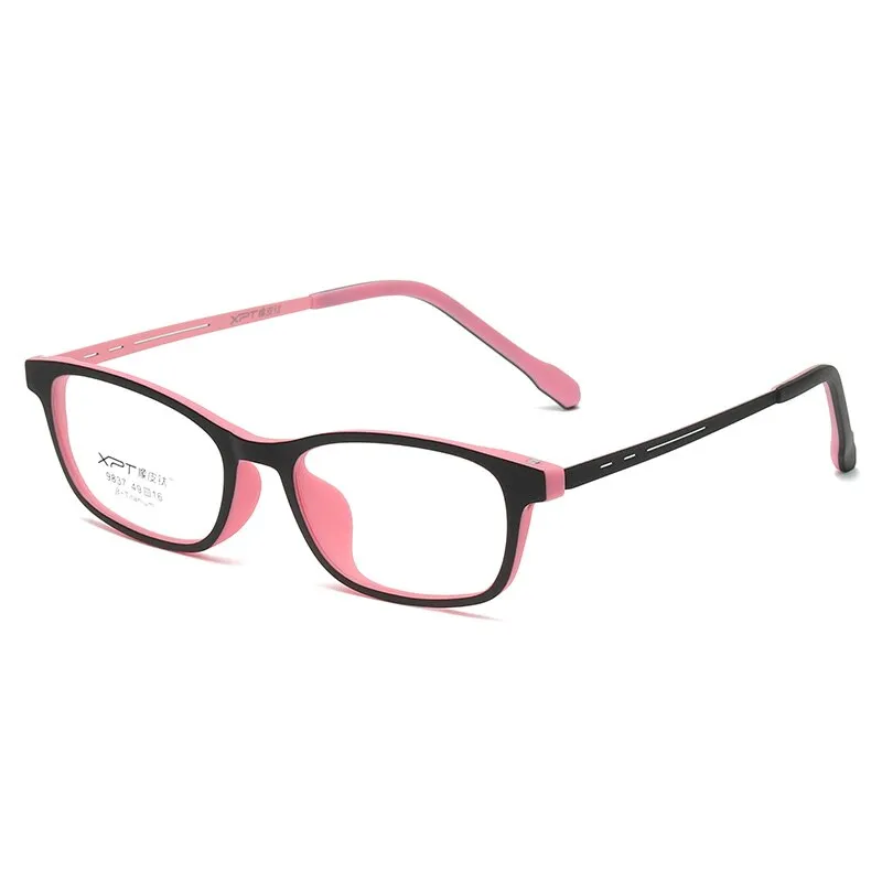 Reven Jate Unisex Full Rim Small Square Titanium Eyeglasses 9837