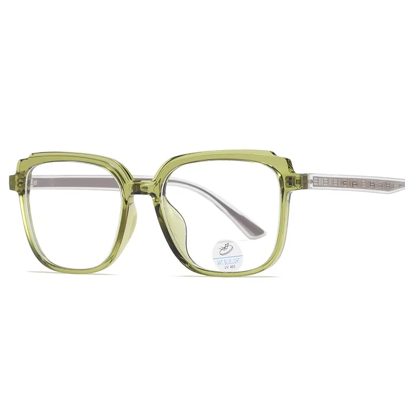 Reven Jate Unisex Full Rim Square Acetate Eyeglasses 81229
