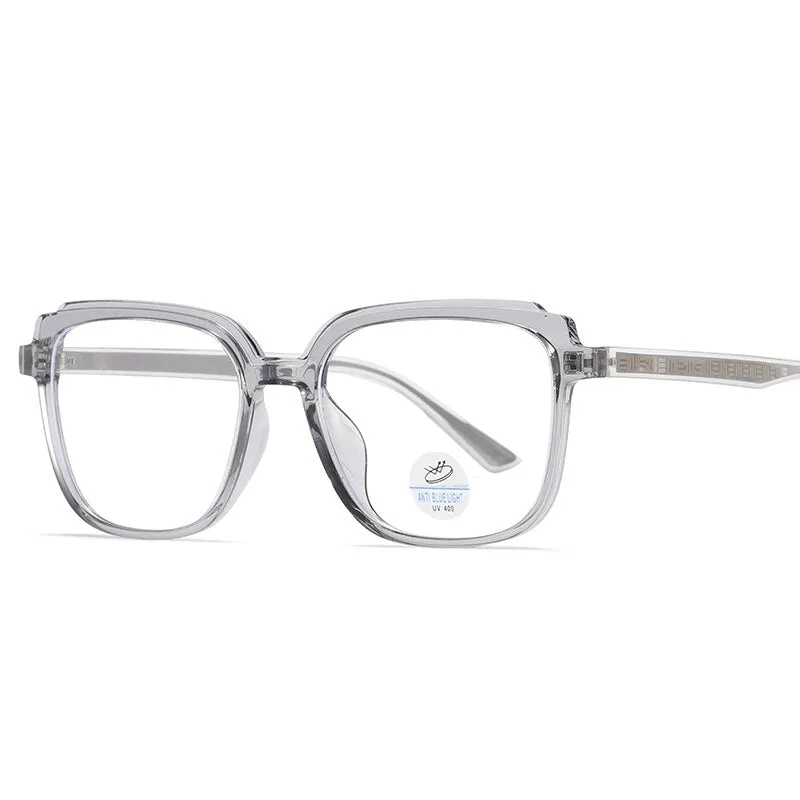 Reven Jate Unisex Full Rim Square Acetate Eyeglasses 81229