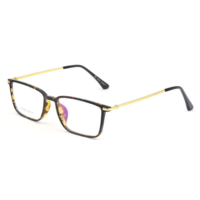 Reven Jate Unisex Full Rim Square Tr 90 Alloy Eyeglasses X2027
