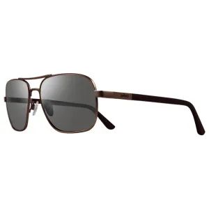 Revo Unisex Sunglasses - Freeman Graphite Lens Lightweight Metal Frame | 1012 02 GY