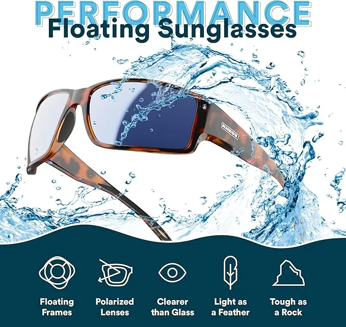 Rheos Biscayne Floating Boating & Fishing Polarized Anti-Glare Sunglasses
