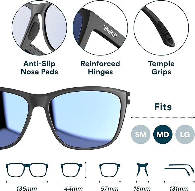 Rheos Sapelos Floating Boating & Fishing Polarized Anti-Glare Sunglasses