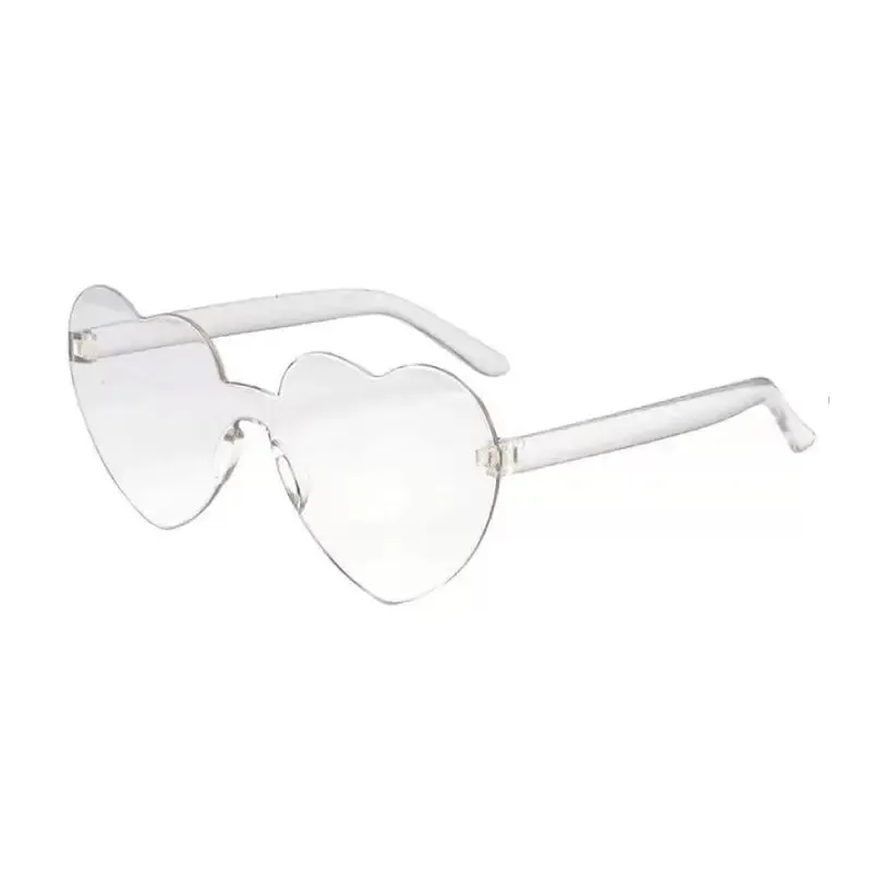 Rimless Heart Shaped Sunglasses