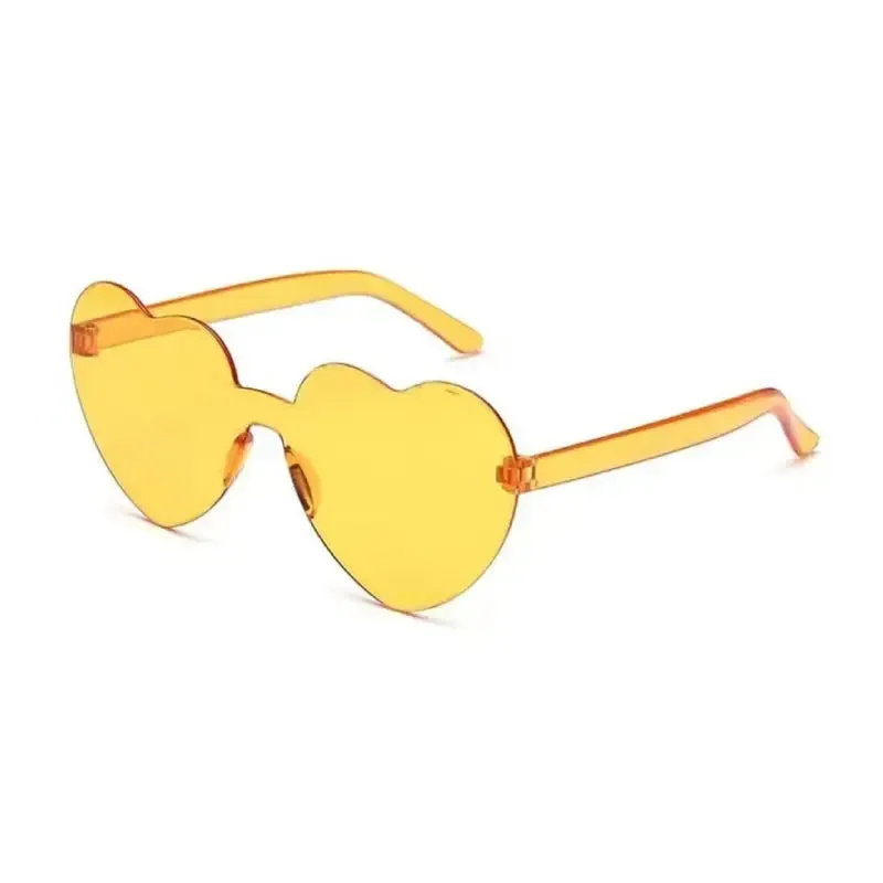 Rimless Heart Shaped Sunglasses