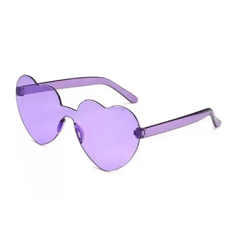 Rimless Heart Shaped Sunglasses