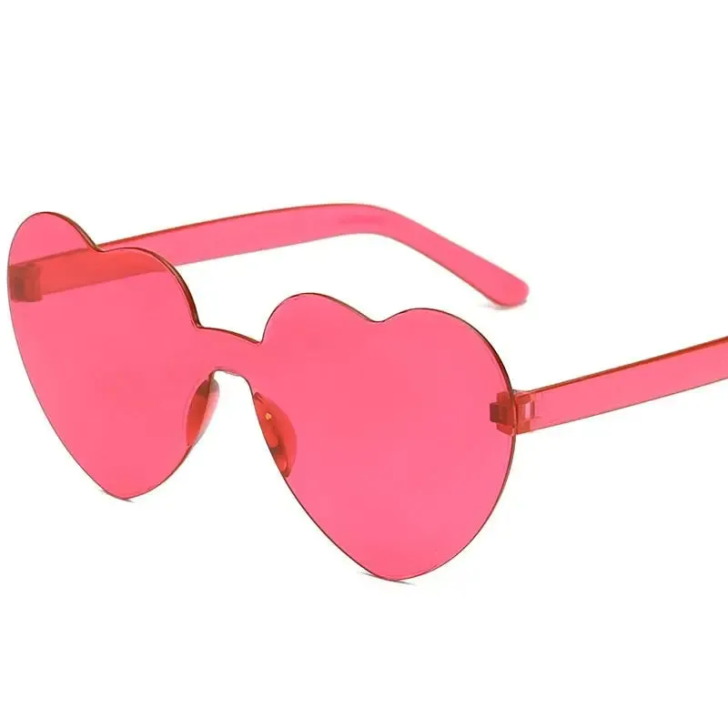 Rimless Heart Shaped Sunglasses