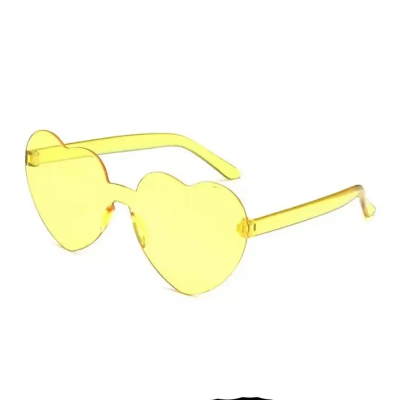 Rimless Heart Shaped Sunglasses