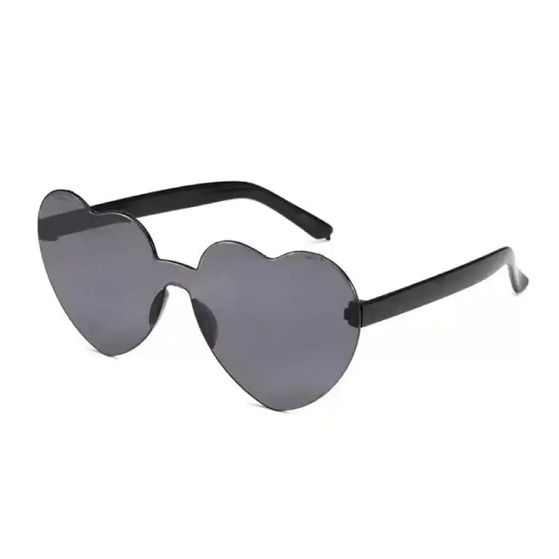 Rimless Heart Shaped Sunglasses