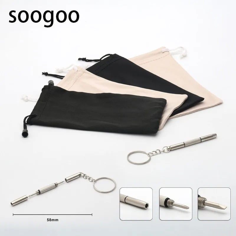 Rimless Rectangle Luxury  Sunglasses