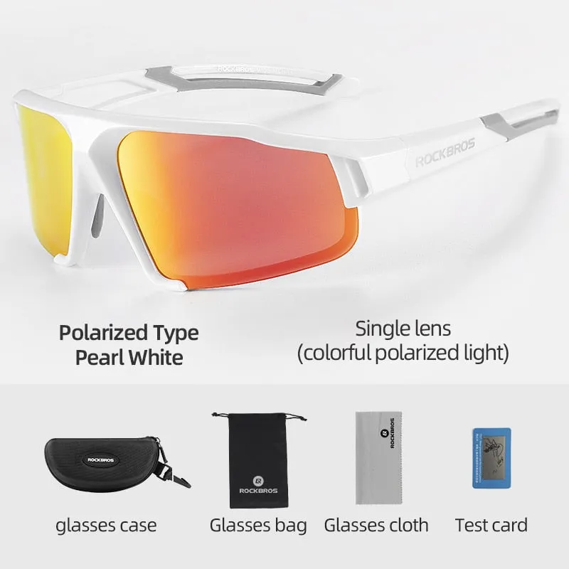 ROCKBROS Photochromic Bike Sunglasses UV400 Sports Sunglasses for Men & Women Anti Glare