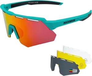 ROCKBROS Polarized Sports Sunglasses for Men Baseball Cycling Sunglasses UV400 Protection for Women Men
